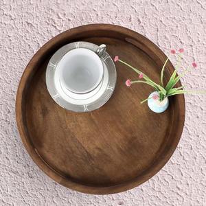 Bandeja de madera de mango de alta calidad con asas centrales recortadas Tablero de servidor de madera multiusos para uso en hoteles, restaurantes u hogares - Product Image 2