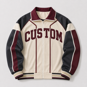 Vestes varsity imprimées pour hommes en gros, vestes streetwear graphiques, impression personnalisée pour les marques américaines - Product Image 3