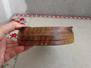 Handmade Wooden Ashtray with Natural Wood Finish - Product Image 2