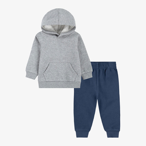 Winter Set <b>Matching</b> Hoodie Jogger Warm Casual Outfit Custom Printed Winter Set Hoodie Jogger Private Label Winter Set - Product Image 2