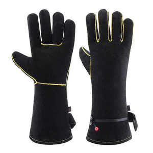 Guantes de Soldadura de Diseño Popular Más Vendidos, Marca Privada, Crea Tu Propio Estilo Único, Guantes de Soldador, Guantes de Protección para Manos y Brazos - Product Image 1