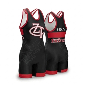 Combinaisons de lutte personnalisées par sublimation pour femmes et filles, uniforme de lutte pour compétition - Product Image 4