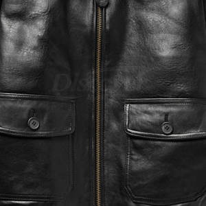 Chaqueta de cuero estilo bomber a bajo precio, ropa de calle de alta calidad, chaquetas de cuero para hombre para invierno, hechas en Pakistán. - Product Image 5