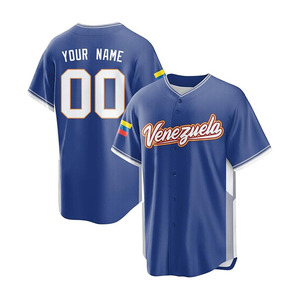 Maillot de baseball personnalisé Coupe du Monde 2026 - Maillots de baseball personnalisés imprimés/coudus pour hommes, femmes, jeunes et enfants - Product Image 1