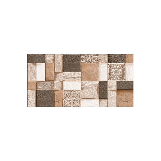 Glazed Vitrified (GVT) 300X600 Craftclad Brick Brown Polished Finish Modern Click Elevation Outdoor Wall Floor 1st Choice Tiles