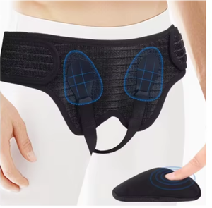 PROFIT SPORTS Elastic <b>Hip</b> Groin Stabilizer <b>Brace</b> Foam PU Material Breathable Quick Dry <b>Support</b> Men All Seasons Black Mesh Guard - Product Image 5