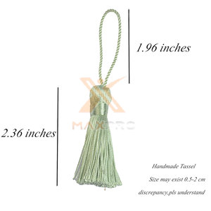Producto Popular: Borlas de Hilo de Poliéster y Nylon Sostenibles, Suministro Directo de Fábrica, en Stock, Colores y Tamaños Personalizables - Product Image 3