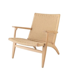 Sillón Moderno con Estructura de Madera de Teca Maciza, Asiento y Respaldo de Ratán, Ecológico, Duradero y Súper Cómodo para Uso en Hoteles - Product Image 3