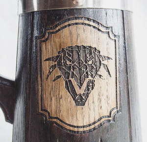 Solid Wood <b>Insulated</b> Coffee <b>Mug</b> Handmade Wooden Cup with Unique Design EcoFriendly Made in India - Product Image 4