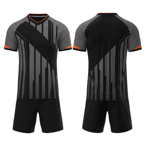 Best selling Professional Soccer Uniform <b>Sets</b> Breathable Short Sleeve High Quality Custom Logo Soccer uniform - Product Image 1