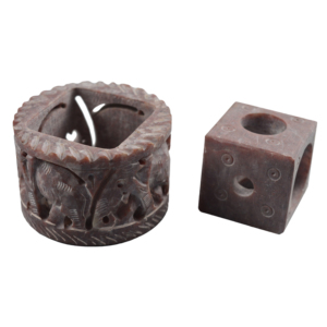 Natural <b>Stone</b> Cage Design Eco-Friendly Durable Indian Incense Burner & Holder with Natural Fragrance for Indoor Table Decor - Product Image 5