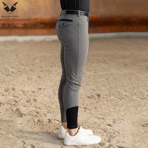 Pantalones de Montar a Caballo para Mujer, de Alta Calidad, Duraderos, Mezcla de Algodón y Elastano, Cintura Media, Largos, Ajustados, Elásticos, Ecuestres - Product Image 3