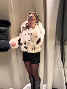 Contemporary <b>Faux</b> Fur Bomber Jacket Trendy Streetwear Ladies Long Hair <b>Sheepskin</b> <b>Coat</b> Luxury Warm Winter Outerwear Womens <b>Coat</b> - Product Image 6
