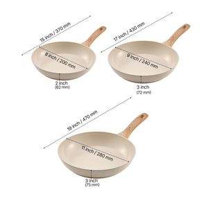 Set di 3 Padelle con Manici Resistenti al Calore - Product Image 6