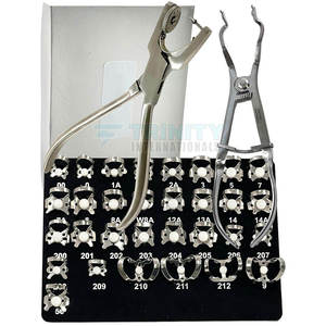 Kits de perforateurs de barrage en caoutchouc en acier inoxydable, instruments dentaires, kits de perforateurs de barrage en caoutchouc en vente en ligne - Product Image 4