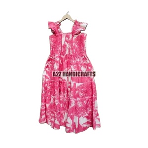 Hecho a mano Boho patrón Floral noche Formal para mujer bloque de mano impreso indio étnico encaje hasta el suelo diseñador para damas - Product Image 1