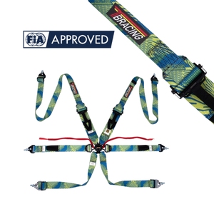 TBRACING FIA 8853 2016 Motorsport Racing Harness SPORT PLUS 4 Six Point Ultra <b>Light</b> Seat Belt OEM ODM Custom Logo Custom Color - Product Image 2