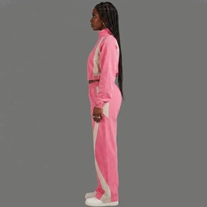 Ropa Deportiva Modest con Logotipo Personalizado para Mujer, Sudadera con Capucha de Manga Larga y Pantalones a Juego, Ropa Deportiva de Secado Rápido, Traje Deportivo Musulmán - Product Image 3