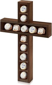 Teenyyou Baseball Ring Holder <b>Display</b> <b>Case</b> 12 Posts Softball Championship Ring Holder - Product Image 4