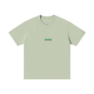 ไนมัต อบบาส อินดัสทรีส์เสื้อยืดแขนสั้นผู้ชายทรงปกติ คอกลม ผ้าฝ้ายเจอร์ซีย์ พิมพ์ลายตัวอักษร สไตล์ลำลอง - Product Image 1