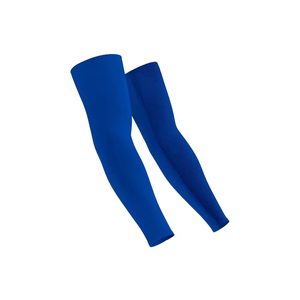 Manchons de compression sportifs en coton anti-UV sans couture avec logo personnalisé, respirants en polyester pour le cyclisme et la course à pied - Product Image 6