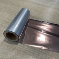 Pita Transfer Termal Warna Rose Gold Metalik Resin Terbaru, Film Satin Bopp untuk Pencetakan dengan Printer Godex