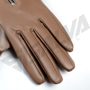 Nouveaux gants d'hiver pour femmes en cuir véritable SALVA LEATHER, doublure en soie, style uni, haute qualité, compatibles avec les écrans tactiles - Product Image 6