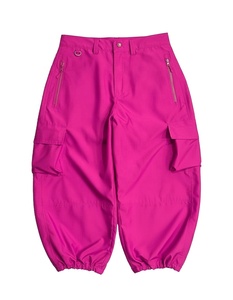 Pantalones Cargo Naranja para Hombre con Bolsillos con Cierre de Cremallera, Cierre de Botón, Estilo Holgado - Product Image 3