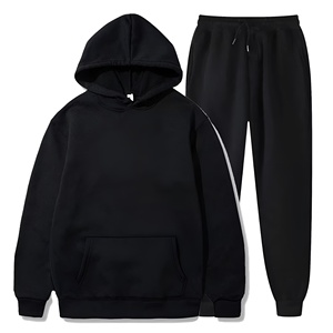 Men's <b>Hoodies</b> <b>Fleece</b> Tracksuit Hoodie Jogger Set Casual Streetwear Relaxed Fit Winter Wear Custom Logo Wholesale Bulk - Product Image 5