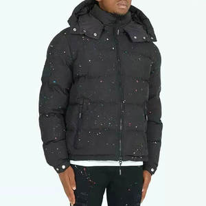 Veste matelassée d'hiver décontractée pour homme - Imperméable et coupe-vent, couleurs personnalisées et logo sur le devant, pour usage extérieur - Product Image 1