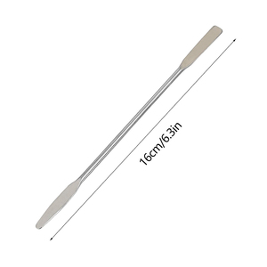Spatule cosmétique de haute qualité, professionnelle, en acier inoxydable allemand, à une seule face, pour le mélange de maquillage facial - Product Image 2