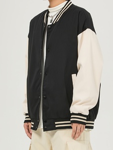 เสื้อแจ็คเก็ตสไตล์ Letterman แบบ unisex สำหรับใส่ลำลองทุกวัน ตกแต่งด้วยผ้าริบถัก ทรงพอดีตัว สวมใส่สบาย ดีไซน์ทันสมัยเหมาะกับการแต่งตัวแนวสตรีท - Product Image 2