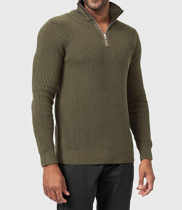 Sudadera de Felpa de Algodón de 500 GSM para Hombre con Media Cremallera, Hombros Caídos, Estilo Hip Hop, Logotipo Personalizado, Felpa Francesa, Serigrafía y Bordado - Product Image 5