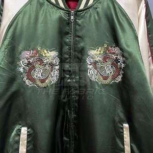 Chaqueta Sukajan Casual Ligera y Resistente al Viento, Fabricada en Pakistán, con Diseño de Bolsillo Frontal para Uso Diario y Comodidad - Product Image 3