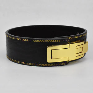Cinturón de Cuero de Diseño Personalizado para Levantamiento de Pesas, Soporte Lumbar, Nuevo Cinturón de Cuero Resistente para Entrenamiento de Fuerza - Product Image 5