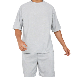 Men's Personality Sport Summer 2-Piece <b>Set</b> Short Sleeve Breathable T-Shirts & Shorts Stylish Casual Streetwear Quick Dry - Product Image 1