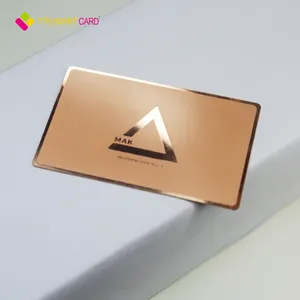YTS Factory Price Premium Custom Visiting Blank Business Nfc Metal Business Cards