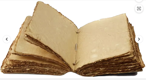 Diario de cuero marrón hecho a mano con tapa dura, cuaderno de bocetos vintage con relieve de jardín, papel de algodón con borde deshilachado, diario premium - Product Image 3