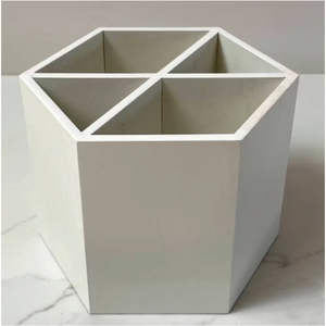 Porta Cubiertos de Madera Personalizado, Organizador de Utensilios de Madera Grabado para Encimera de Cocina, Caja de Almacenamiento de Cubiertos para Mesa - Product Image 6