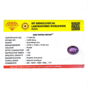 Natural Amethyst Crush 16 Carat Certified Wholesale Rough Gemstone 20mm - Product Image 4