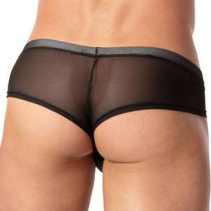 Boxers pour hommes personnalisés à marque privée, respirants, taille basse, sans couture, en modal et élasthanne, avec impression numérique - Product Image 4