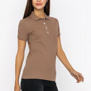 Meilleur prix, respirant, bonne qualité, dernier design, multicolores, grandes tailles, polos pour femmes à la mode avec logo et taille personnalisés - Product Image 3