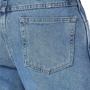Jeans de Mezclilla de Alta Calidad para Hombre, Corte Recto, Color Azul Claro, Cintura Media, Ajuste Regular, Algodón, Estilo Casual de Primavera 2026 - Product Image 3