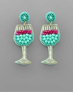 Pendientes de cuentas multicolor hechos a mano, joyería personalizada para fiestas para mujeres al mejor precio, pendientes de cuentas - Product Image 4