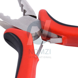 Pinzas de mano con logotipo personalizado para extensiones de cabello con micro/nano anillos, herramienta de apertura y extracción, para uso doméstico, mango negro, con dientes curvos - Product Image 5
