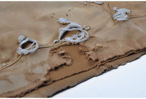 Sweat à capuche vintage 100% coton de haute qualité, délavé à l'acide, brodé, série High Street, motif uni, style délavé à la pierre - Product Image 5