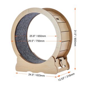 Rueda de Ejercicio para Gatos Desmontable de 29.5 Pulgadas, Cinta de Correr Interior con Función de Estímulo para Gatos - Product Image 2