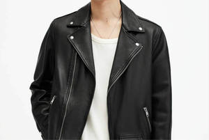 Chaqueta de Cuero de Moda Personalizada de Alta Calidad con Logotipo, 100% Cuero, Precio Económico, Chaquetas de Cuero para Motocicleta y Actividades al Aire Libre - Product Image 5