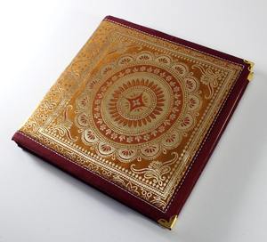 Hot Sale Decorative Shuttle Woven Fabric Made In Coloured <b>Silks</b> And With Gold And Silver Threads Corners Of The Journal - Product Image 3