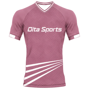 Conjunto de Camiseta y Pantalones Cortos de Fútbol Rosa Polvoriento, Uniforme Deportivo de Manga Corta, Ropa de Entrenamiento, Ropa Deportiva para Equipos - Product Image 3